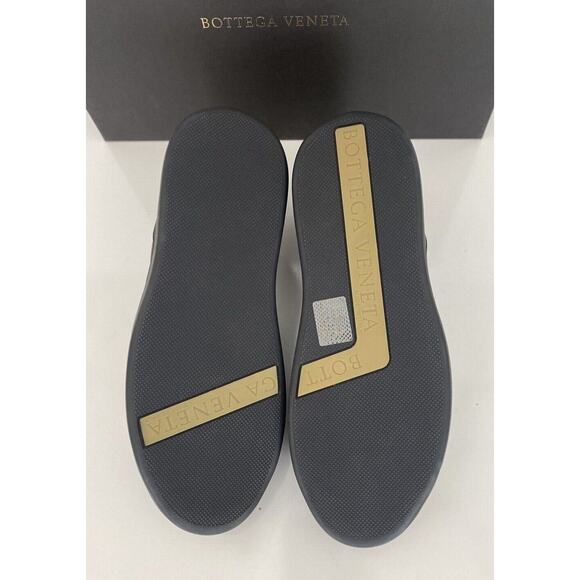 Bottega Veneta Intrecciato Calf Leather Black Shoes 7 US 578303 Italy NIB $760